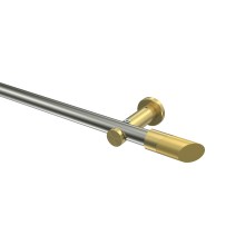 Gardinenstangen Edelstahl-Optik / Messing-Optik 20 mm Ø Platon Verano Gardinenstangen Edelstahl-Optik / Messing-Optik 20 mm Ø Platon Verano