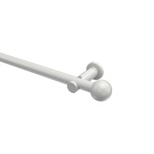 Gardinenstangen Weiß, Metall 20 mm Ø Platon Luino Gardinenstangen Weiß, Metall 20 mm Ø Platon Luino