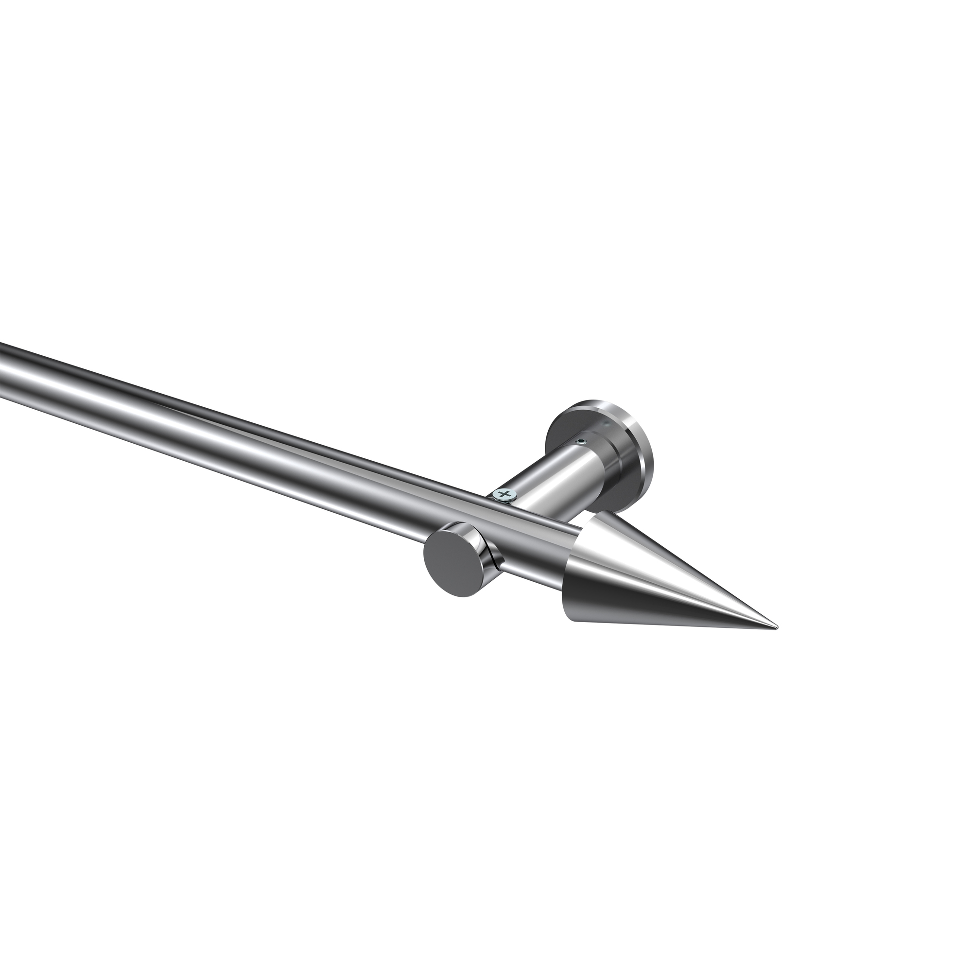 Vorhangstangen Chrom, Metall 20 mm Ø Platon Savio Vorhangstangen Chrom, Metall 20 mm Ø Platon Savio