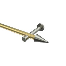 Gardinenstangen Messing-Optik / Edelstahl-Optik 20 mm Ø Prestige Savio Gardinenstangen Messing-Optik / Edelstahl-Optik 20 mm Ø Prestige Savio