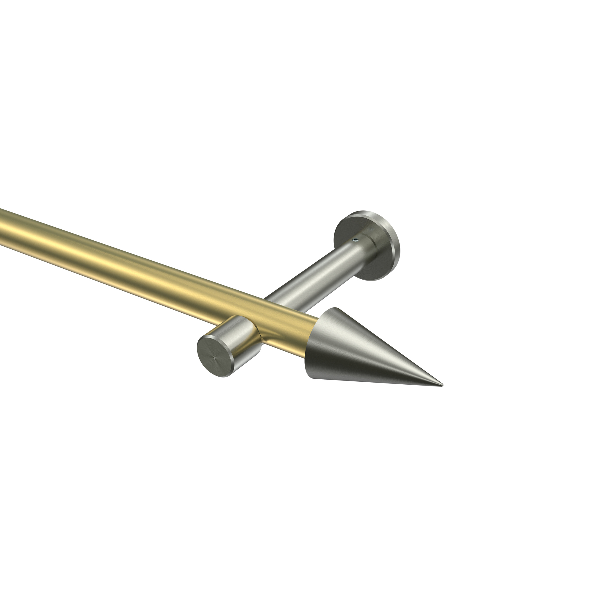 Gardinenstangen Messing-Optik / Edelstahl-Optik 20 mm Ø Prestige Savio Gardinenstangen Messing-Optik / Edelstahl-Optik 20 mm Ø Prestige Savio