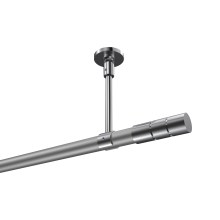 Gardinenstange (Deckenanbringung) Silbergrau / Chrom, Metall 20 mm Ø Sonette Elanto Gardinenstange (Deckenanbringung) Silbergrau / Chrom, Metall 20 mm Ø Sonette Elanto