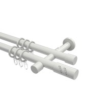 Stilgarnituren Weiß, Metall 20 mm Ø Prestige Zoena, zweiläufig Stilgarnituren Weiß, Metall 20 mm Ø Prestige Zoena, zweiläufig