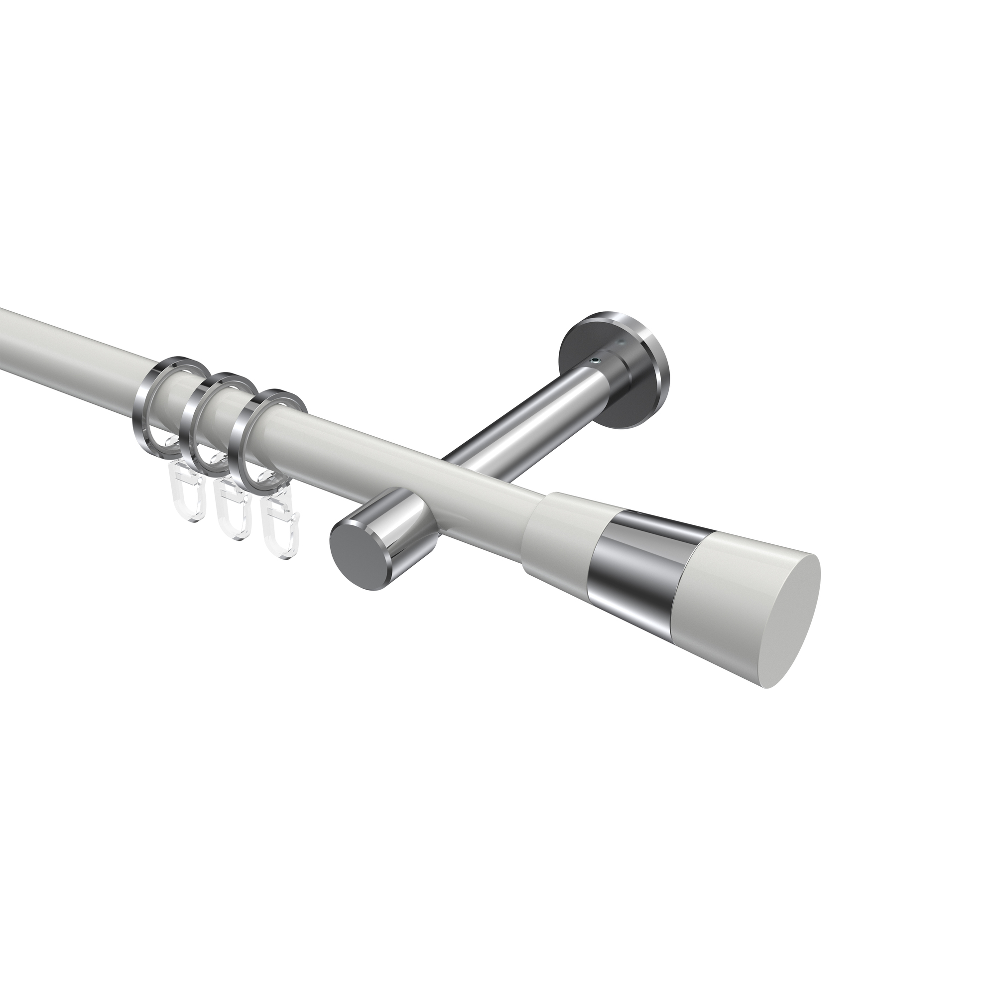 Stilgarnituren Weiß / Chrom, Metall 20 mm Ø Prestige Tanara Stilgarnituren Weiß / Chrom, Metall 20 mm Ø Prestige Tanara