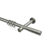 Gardinenstange Edelstahl-Optik 20 mm Ø Prestige Elanto Gardinenstange Edelstahl-Optik 20 mm Ø Prestige Elanto