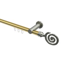 Innenlaufstangen Messing-Optik / Edelstahl-Optik 20 mm Ø Platon Galaxa Innenlaufstangen Messing-Optik / Edelstahl-Optik 20 mm Ø Platon Galaxa