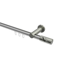 Innenlaufstange Silbergrau / Edelstahl-Optik, Aluminium / Metall 20 mm Ø Platon Zoena Innenlaufstange Silbergrau / Edelstahl-Optik, Aluminium / Metall 20 mm Ø Platon Zoena