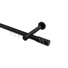 Innenlauf-Vorhangstangen Schwarz, Aluminium / Metall 20 mm Ø Prestige Zoena Innenlauf-Vorhangstangen Schwarz, Aluminium / Metall 20 mm Ø Prestige Zoena