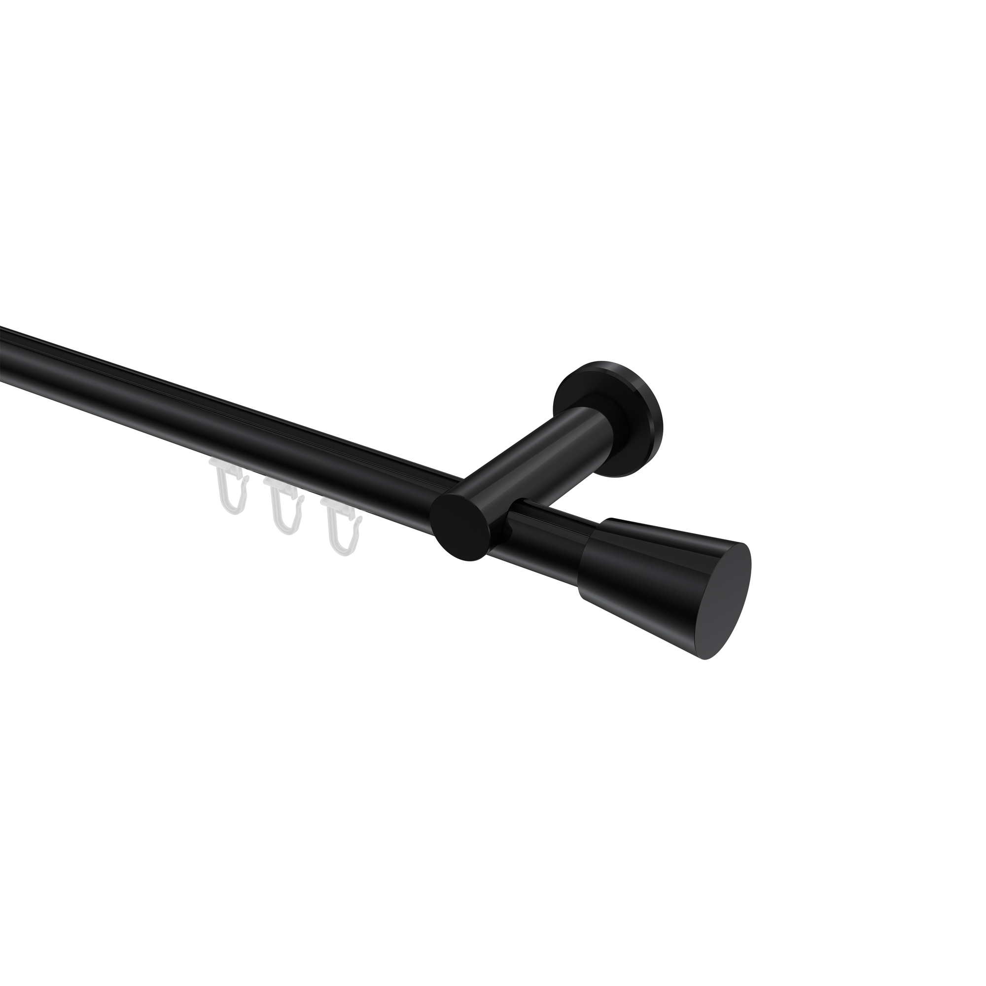 Innenlaufstange Schwarz, Aluminium / Metall 20 mm Ø Platon Sitra Innenlaufstange Schwarz, Aluminium / Metall 20 mm Ø Platon Sitra