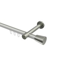 Innenlaufstangen Weiß / Edelstahl-Optik, Aluminium / Metall 20 mm Ø Prestige Sitra Innenlaufstangen Weiß / Edelstahl-Optik, Aluminium / Metall 20 mm Ø Prestige Sitra