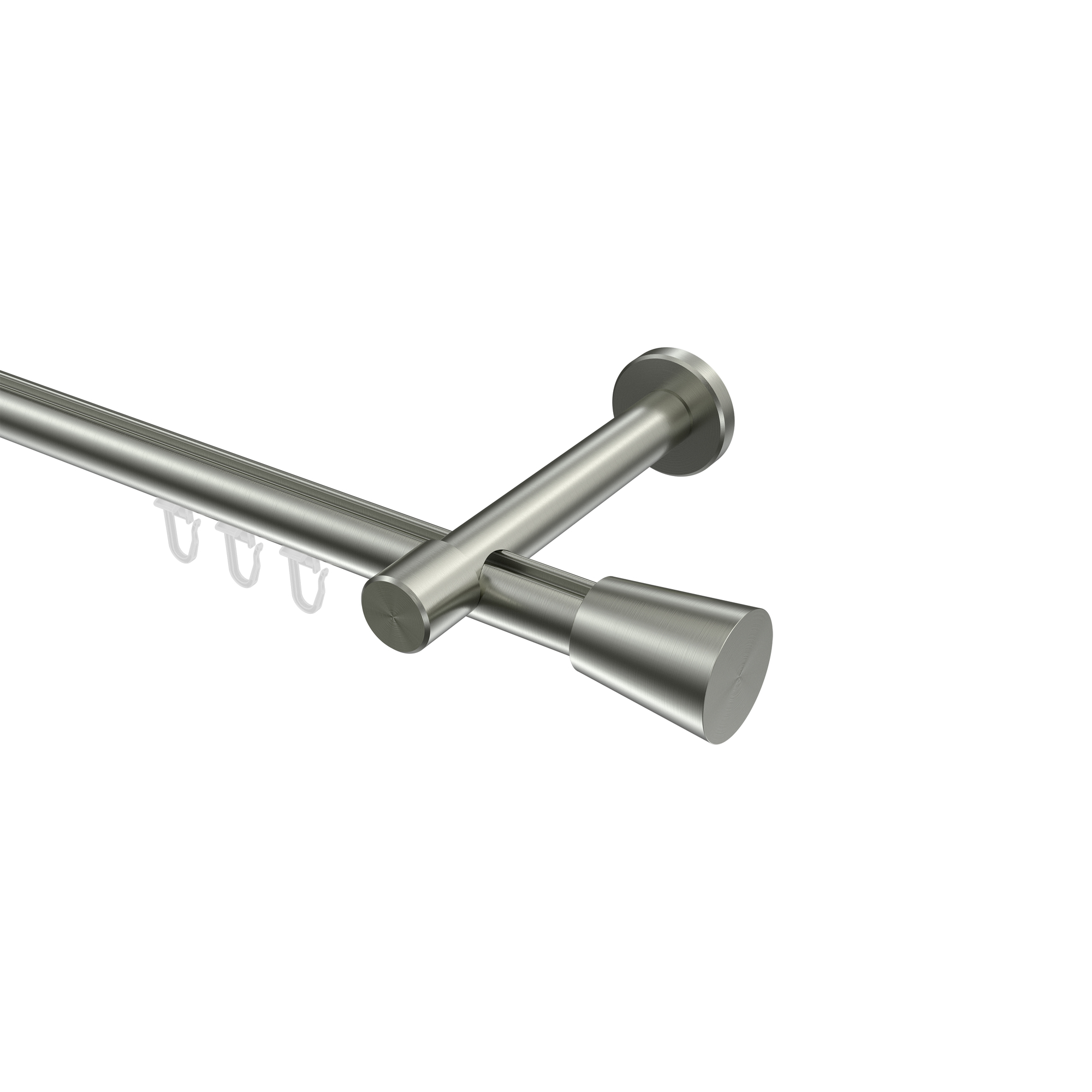 Innenlauf-Gardinenstangen Edelstahl-Optik 20 mm Ø Prestige Sitra Innenlauf-Gardinenstangen Edelstahl-Optik 20 mm Ø Prestige Sitra