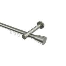 Innenlauf-Gardinenstangen Edelstahl-Optik 20 mm Ø Prestige Sitra Innenlauf-Gardinenstangen Edelstahl-Optik 20 mm Ø Prestige Sitra