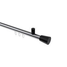 Innenlaufstange (Deckenanbringung) Chrom / Schwarz, Aluminium / Metall 20 mm Ø Sonius Sitra Innenlaufstange (Deckenanbringung) Chrom / Schwarz, Aluminium / Metall 20 mm Ø Sonius Sitra