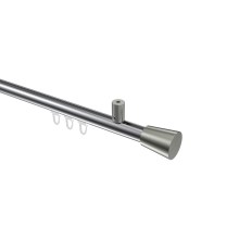 Vorhangstange mit Innenlauf (Deckenanbringung) Chrom / Edelstahl-Optik, Aluminium / Metall 20 mm Ø Sonius Sitra Vorhangstange mit Innenlauf (Deckenanbringung) Chrom / Edelstahl-Optik, Aluminium / Metall 20 mm Ø Sonius Sitra