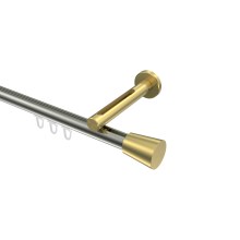 Innenlaufstange Edelstahl-Optik / Messing-Optik, Aluminium / Metall 20 mm Ø Siteno Sitra Innenlaufstange Edelstahl-Optik / Messing-Optik, Aluminium / Metall 20 mm Ø Siteno Sitra