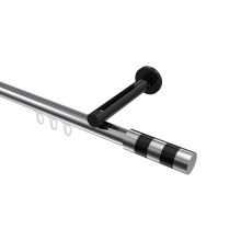 Innenlaufstange Chrom / Schwarz, Aluminium / Metall 20 mm Ø Siteno Mavell Innenlaufstange Chrom / Schwarz, Aluminium / Metall 20 mm Ø Siteno Mavell