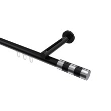 Innenlaufstange Schwarz, Aluminium / Metall 20 mm Ø Siteno Mavell Innenlaufstange Schwarz, Aluminium / Metall 20 mm Ø Siteno Mavell