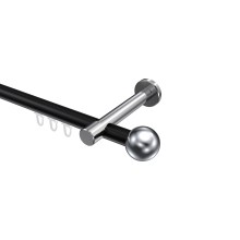 Innenlaufstange Schwarz / Chrom, Aluminium / Metall 20 mm Ø Prestige Luino Innenlaufstange Schwarz / Chrom, Aluminium / Metall 20 mm Ø Prestige Luino