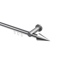 Innenlauf-Vorhangstangen Chrom, Aluminium / Metall 20 mm Ø Platon Savio Innenlauf-Vorhangstangen Chrom, Aluminium / Metall 20 mm Ø Platon Savio