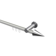 Innenlaufstange Weiß / Chrom, Aluminium / Metall 20 mm Ø Platon Savio Innenlaufstange Weiß / Chrom, Aluminium / Metall 20 mm Ø Platon Savio