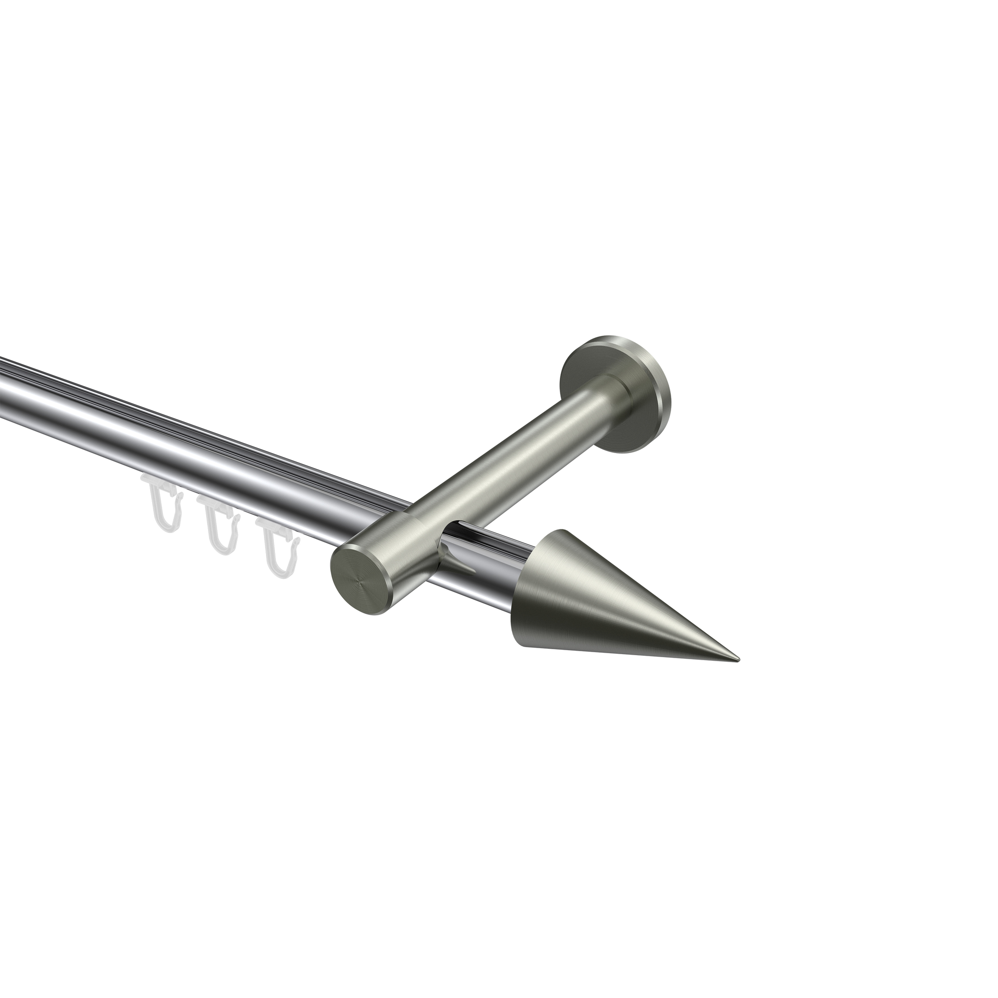 Innenlaufstange Chrom / Edelstahl-Optik, Aluminium / Metall 20 mm Ø Prestige Savio Innenlaufstange Chrom / Edelstahl-Optik, Aluminium / Metall 20 mm Ø Prestige Savio