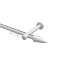Innenlauf-Vorhangstange Weiß, Aluminium / Metall 20 mm Ø Prestige Savio Innenlauf-Vorhangstange Weiß, Aluminium / Metall 20 mm Ø Prestige Savio