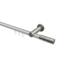 Innenlauf-Gardinenstangen Weiß / Edelstahl-Optik, Aluminium / Metall 20 mm Ø Platon Elanto Innenlauf-Gardinenstangen Weiß / Edelstahl-Optik, Aluminium / Metall 20 mm Ø Platon Elanto
