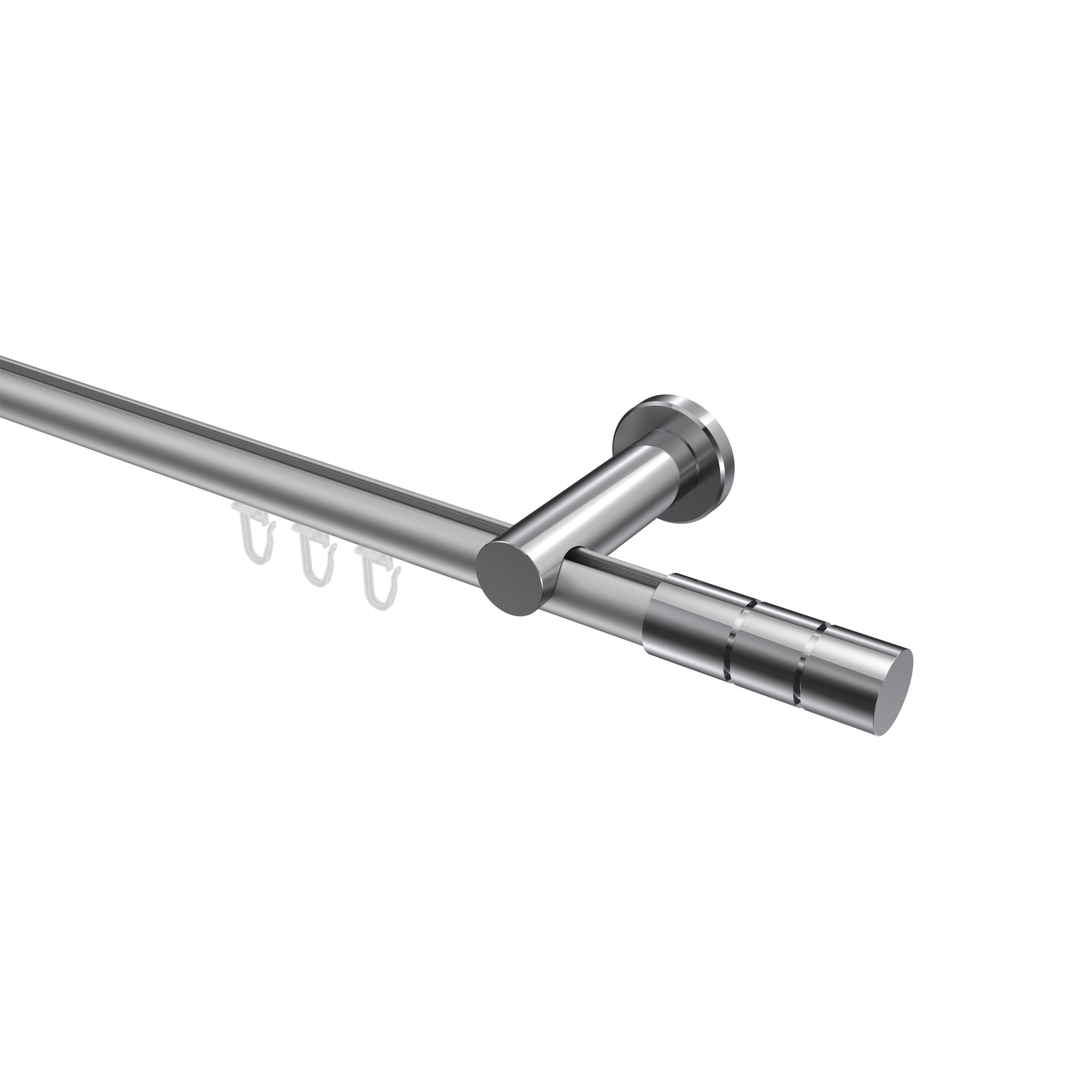 Innenlaufstange Silbergrau / Chrom, Aluminium / Metall 20 mm Ø Platon Elanto Innenlaufstange Silbergrau / Chrom, Aluminium / Metall 20 mm Ø Platon Elanto