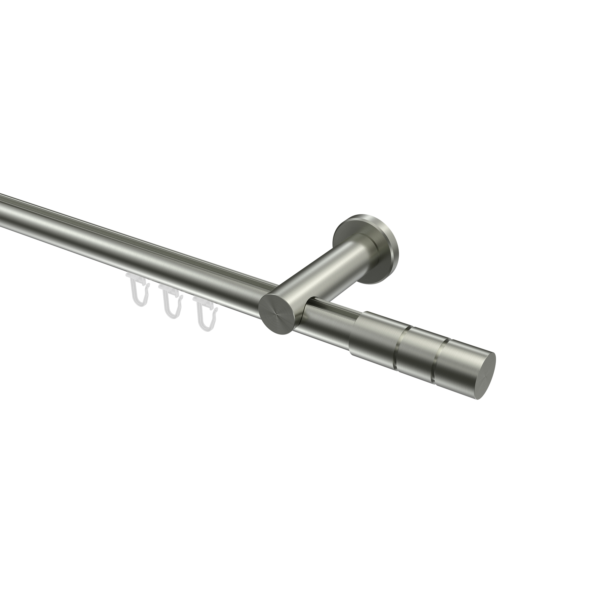 Gardinenstange Innenlauf Edelstahl-Optik 20 mm Ø Platon Elanto Gardinenstange Innenlauf Edelstahl-Optik 20 mm Ø Platon Elanto