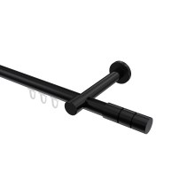 Innenlauf-Vorhangstange Schwarz, Aluminium / Metall 20 mm Ø Prestige Elanto Innenlauf-Vorhangstange Schwarz, Aluminium / Metall 20 mm Ø Prestige Elanto
