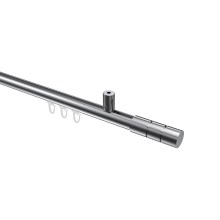 Innenlauf-Vorhangstange (Deckenmontage) Chrom, Aluminium / Metall 20 mm Ø Sonius Elanto Innenlauf-Vorhangstange (Deckenmontage) Chrom, Aluminium / Metall 20 mm Ø Sonius Elanto