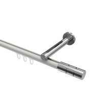 Innenlaufstange Weiß / Chrom, Aluminium / Metall 20 mm Ø Siteno Elanto Innenlaufstange Weiß / Chrom, Aluminium / Metall 20 mm Ø Siteno Elanto