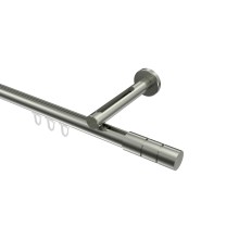 Innenlauf-Gardinenstange Edelstahl-Optik, Aluminium / Metall 20 mm Ø Siteno Elanto Innenlauf-Gardinenstange Edelstahl-Optik, Aluminium / Metall 20 mm Ø Siteno Elanto