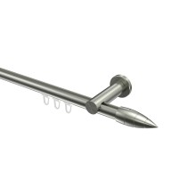 Innenlauf Gardinenstangen Edelstahl-Optik 20 mm Ø Platon Samanto Innenlauf Gardinenstangen Edelstahl-Optik 20 mm Ø Platon Samanto