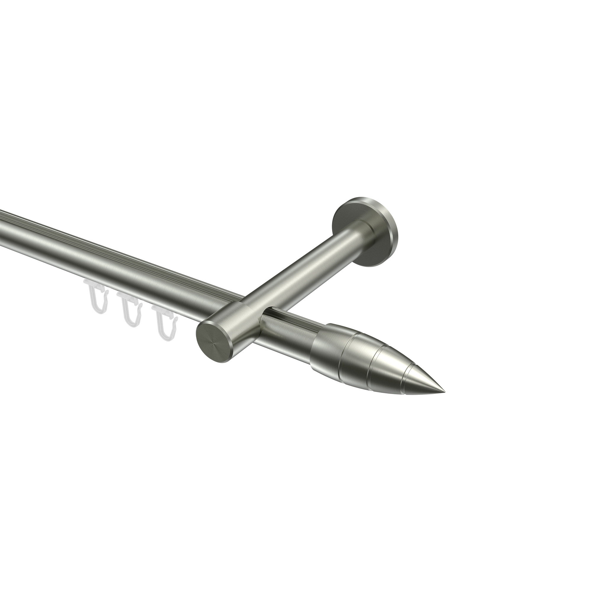 Innenlauf Gardinenstangen Edelstahl-Optik 20 mm Ø Prestige Samanto Innenlauf Gardinenstangen Edelstahl-Optik 20 mm Ø Prestige Samanto