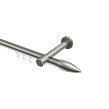 Innenlauf Gardinenstangen Edelstahl-Optik 20 mm Ø Prestige Samanto Innenlauf Gardinenstangen Edelstahl-Optik 20 mm Ø Prestige Samanto