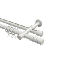 Rundrohr-Innenlaufstange Weiß, Aluminium / Metall 20 mm Ø Prestige Zoena Rundrohr-Innenlaufstange Weiß, Aluminium / Metall 20 mm Ø Prestige Zoena