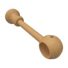 Träger / Halterung Buche lackiert 17 cm Classic für 28 mm Ø Vorhangstangen Träger / Halterung Buche lackiert 17 cm Classic für 28 mm Ø Vorhangstangen