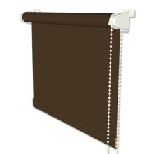 Klemmfix-Rollo / Thermorollo mit Seitenzug in Braun - Verdunkelungsrollos Klemmfix-Rollo / Thermorollo mit Seitenzug in Braun - Verdunkelungsrollos