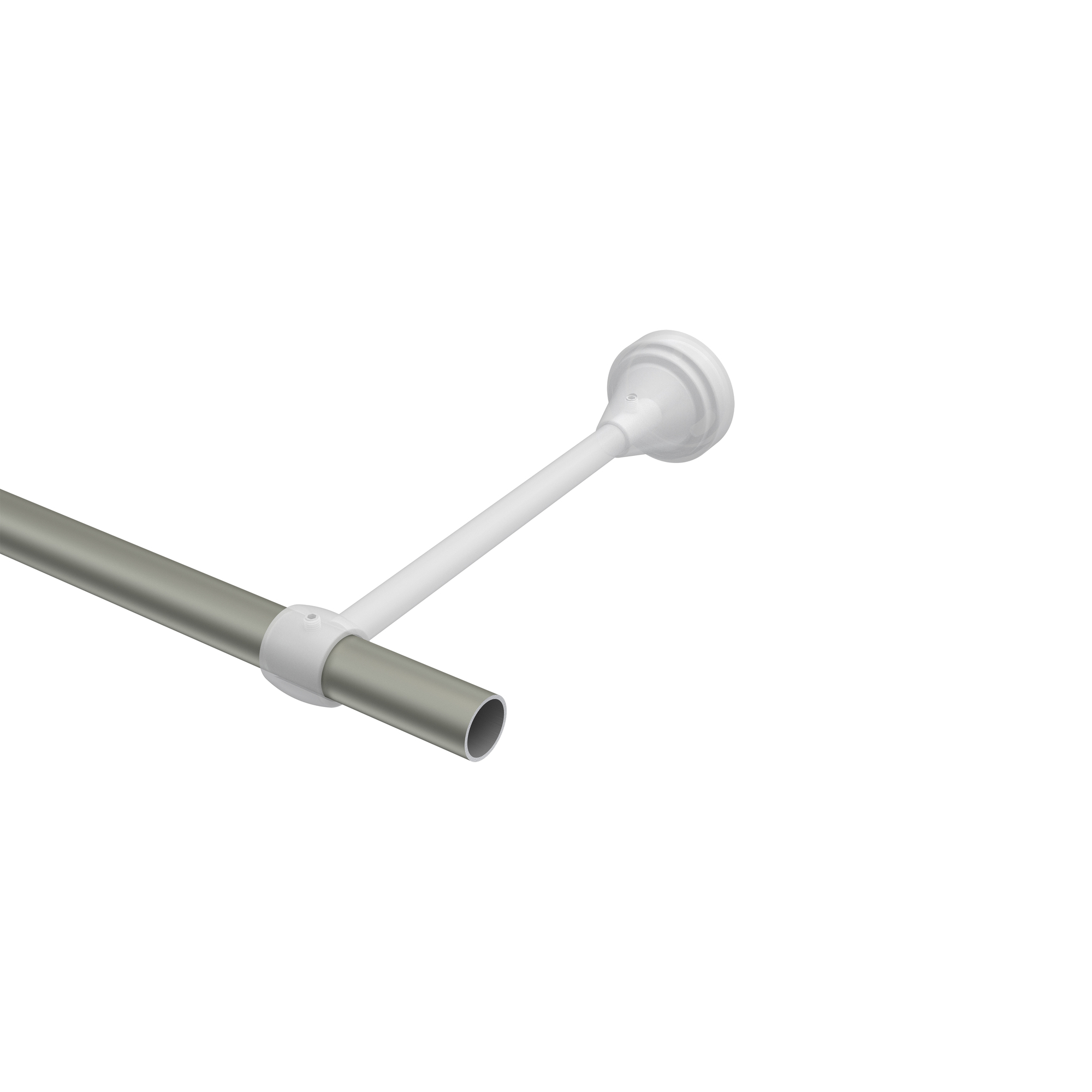 Vorhangstange Chrom matt, Metall 16 mm Ø Primus Lorenzo – Bild 3