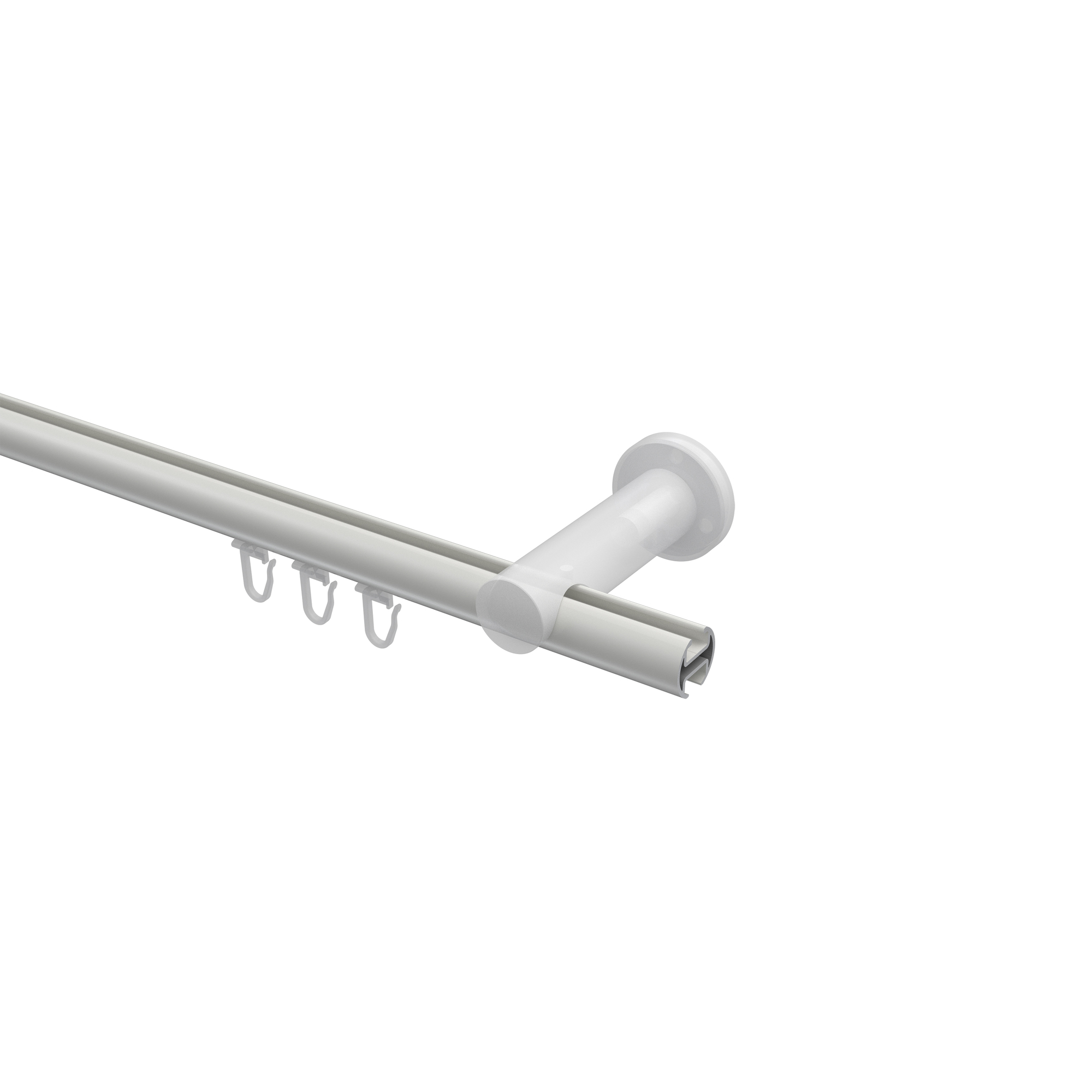 Innenlaufstange Weiß / Chrom, Aluminium / Metall 20 mm Ø Platon Tanara – Bild 3