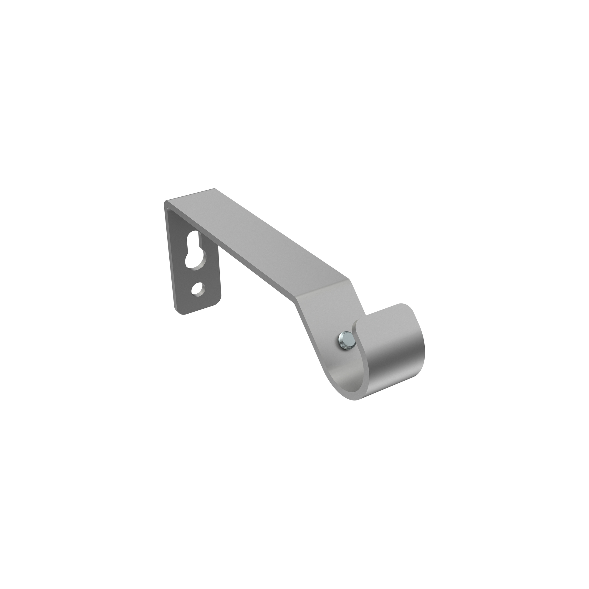 Vorhangstangen Metall / Kunststoff 16 mm Ø Silber-Grau Simpa Cone (Kegel) – Bild 3