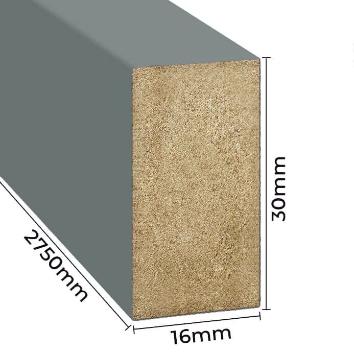 Mini Latten MDF 16x30 - Khaki - 31 Stück – Bild 2