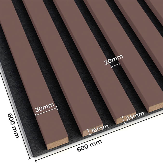 3D-Paneele auf Filz - Puderrosa – Bild 3
