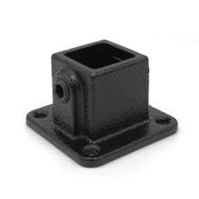 Eckige Fußplatte - 25 mm - Typ 11S-25-B (schwarz) Eckige Fußplatte - 25 mm - Typ 11S-25-B (schwarz)
