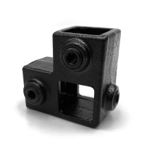 Eckstück durchlaufender Ständer - 25 mm - Typ 20S-25-B (schwarz) Eckstück durchlaufender Ständer - 25 mm - Typ 20S-25-B (schwarz)