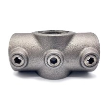 Rohrverbinder Kreuzstück Durchgehend - Typ 22C - 33,7 mm (natural) Rohrverbinder Kreuzstück Durchgehend - Typ 22C - 33,7 mm (natural)