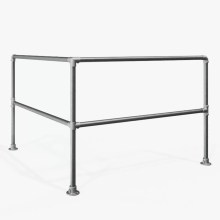 Eck-Wegesperre zum Aufdübeln - mit Knieholm Eck-Wegesperre zum Aufdübeln - mit Knieholm