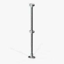 Absperr-Pfosten Ecke zum Aufdübeln - mit Knieholm Absperr-Pfosten Ecke zum Aufdübeln - mit Knieholm