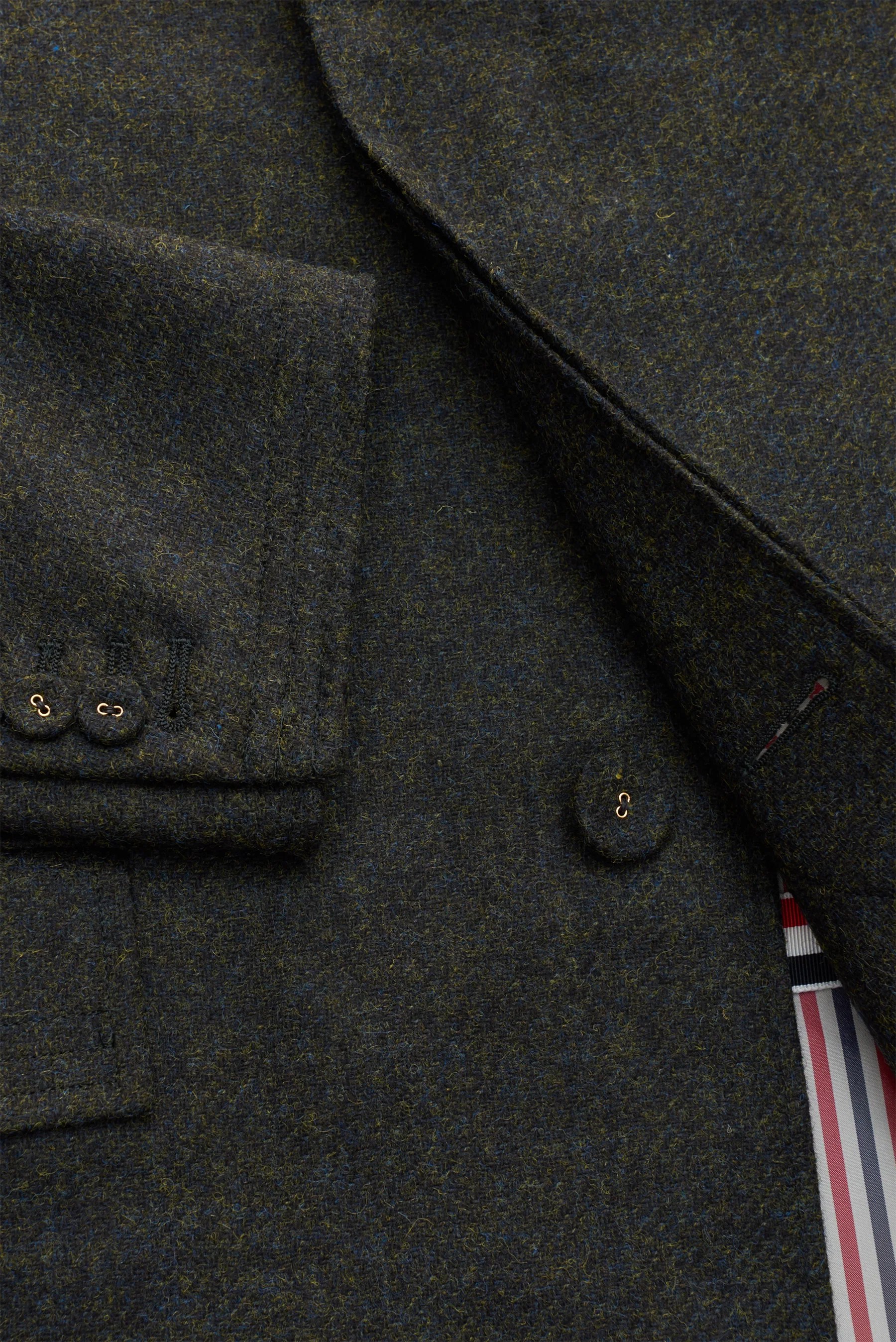 Thom Browne - Herren - Wollmantel dunkelgrün – Bild 5